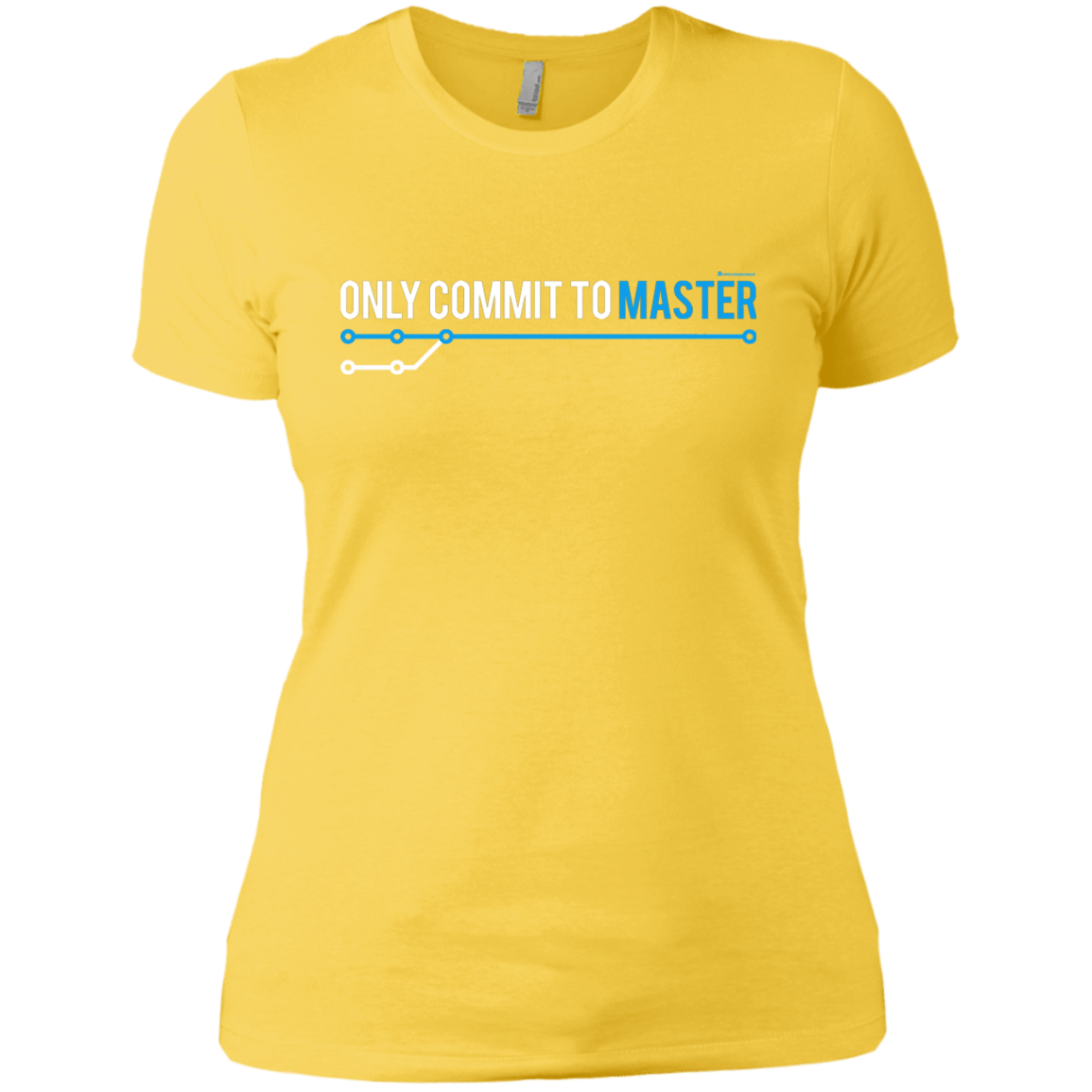 T-Shirts Vibrant Yellow / X-Small Only Commit To Master Women's Premium T-Shirt