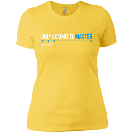 T-Shirts Vibrant Yellow / X-Small Only Commit To Master Women's Premium T-Shirt