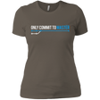 T-Shirts Warm Grey / X-Small Only Commit To Master Women's Premium T-Shirt