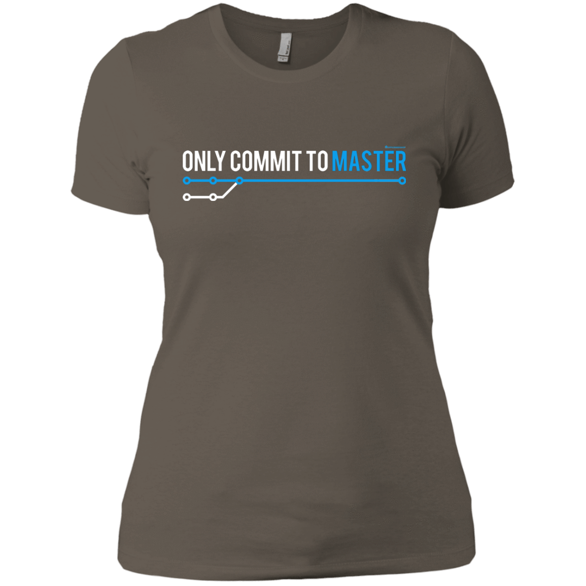 T-Shirts Warm Grey / X-Small Only Commit To Master Women's Premium T-Shirt
