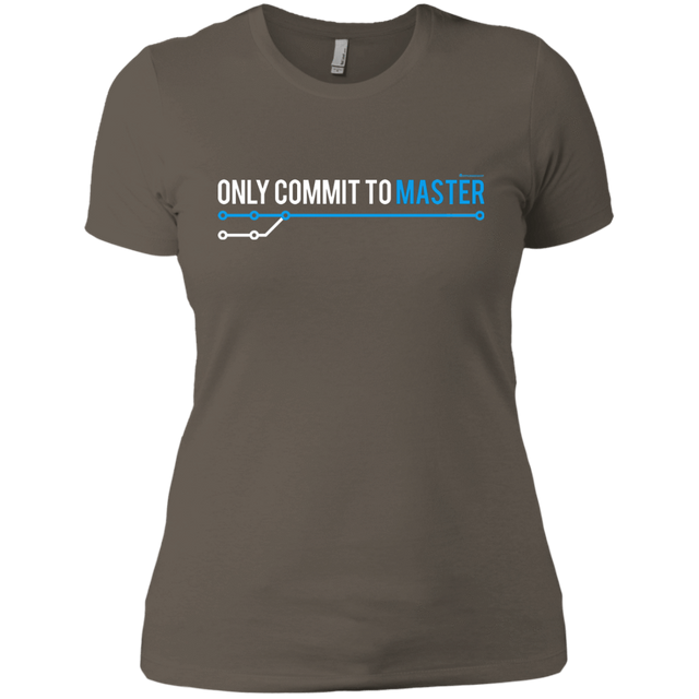 T-Shirts Warm Grey / X-Small Only Commit To Master Women's Premium T-Shirt