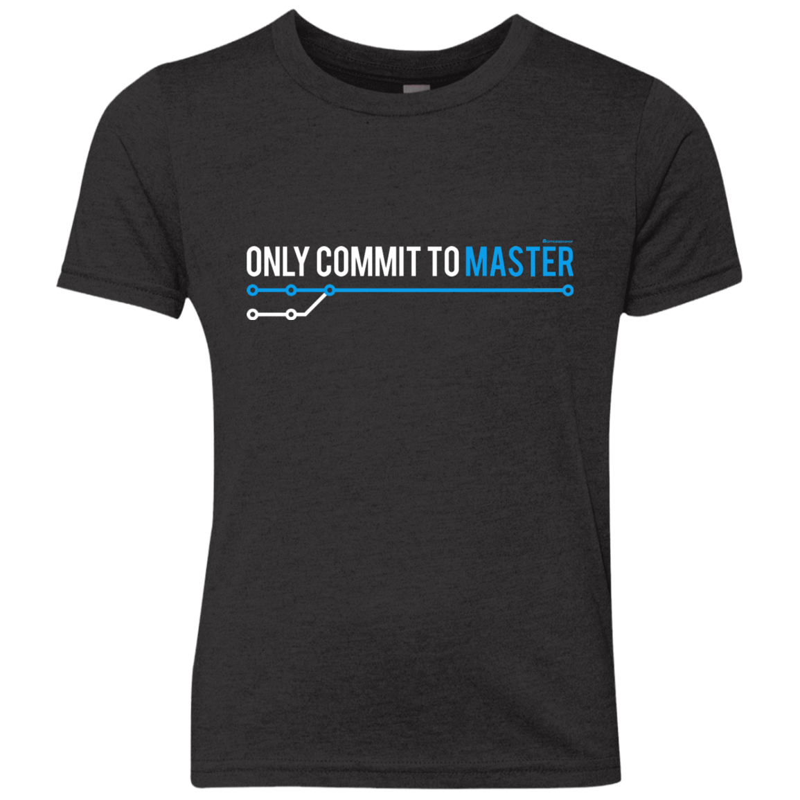 T-Shirts Vintage Black / YXS Only Commit To Master Youth Triblend T-Shirt