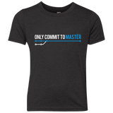T-Shirts Vintage Black / YXS Only Commit To Master Youth Triblend T-Shirt