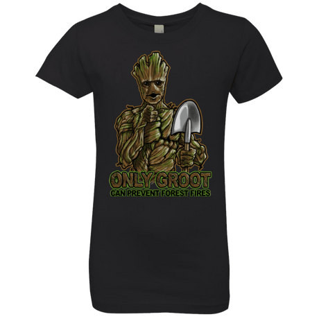 T-Shirts Black / YXS Only Groot Girls Premium T-Shirt