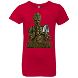 T-Shirts Red / YXS Only Groot Girls Premium T-Shirt