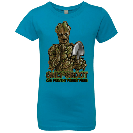 T-Shirts Turquoise / YXS Only Groot Girls Premium T-Shirt