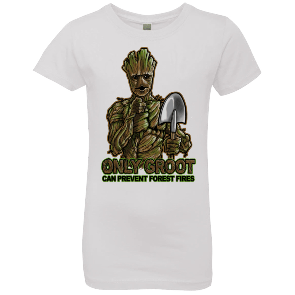 T-Shirts White / YXS Only Groot Girls Premium T-Shirt