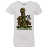 T-Shirts White / YXS Only Groot Girls Premium T-Shirt