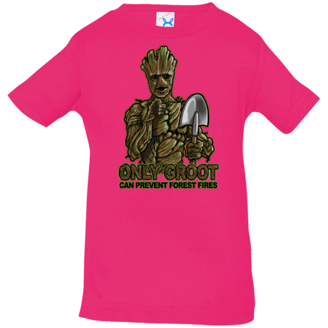T-Shirts Hot Pink / 6 Months Only Groot Infant PremiumT-Shirt