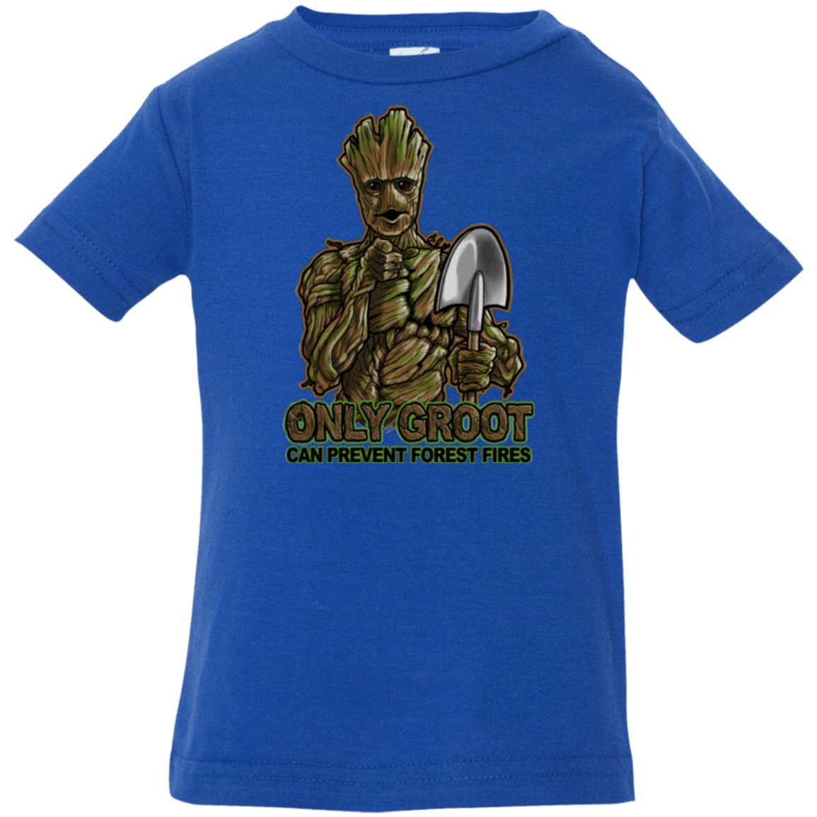 T-Shirts Royal / 6 Months Only Groot Infant PremiumT-Shirt