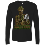 T-Shirts Black / Small Only Groot Men's Premium Long Sleeve