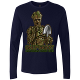 T-Shirts Midnight Navy / Small Only Groot Men's Premium Long Sleeve