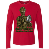 T-Shirts Red / Small Only Groot Men's Premium Long Sleeve