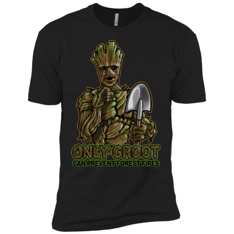 T-Shirts Black / X-Small Only Groot Men's Premium T-Shirt