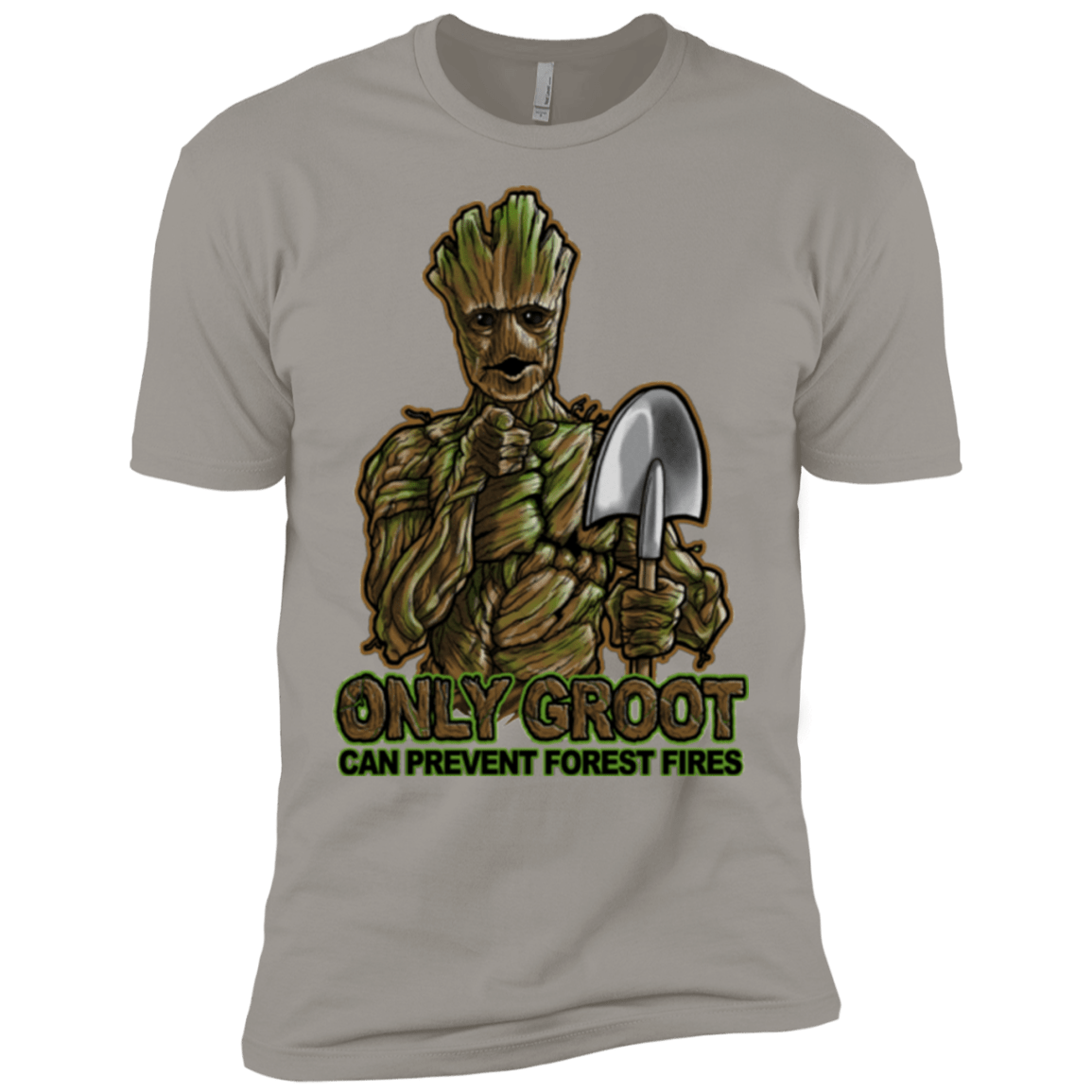 T-Shirts Light Grey / X-Small Only Groot Men's Premium T-Shirt