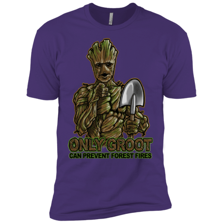 T-Shirts Purple / X-Small Only Groot Men's Premium T-Shirt