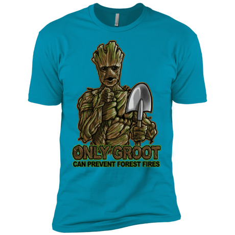 T-Shirts Turquoise / X-Small Only Groot Men's Premium T-Shirt