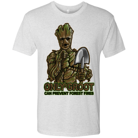 T-Shirts Heather White / Small Only Groot Men's Triblend T-Shirt