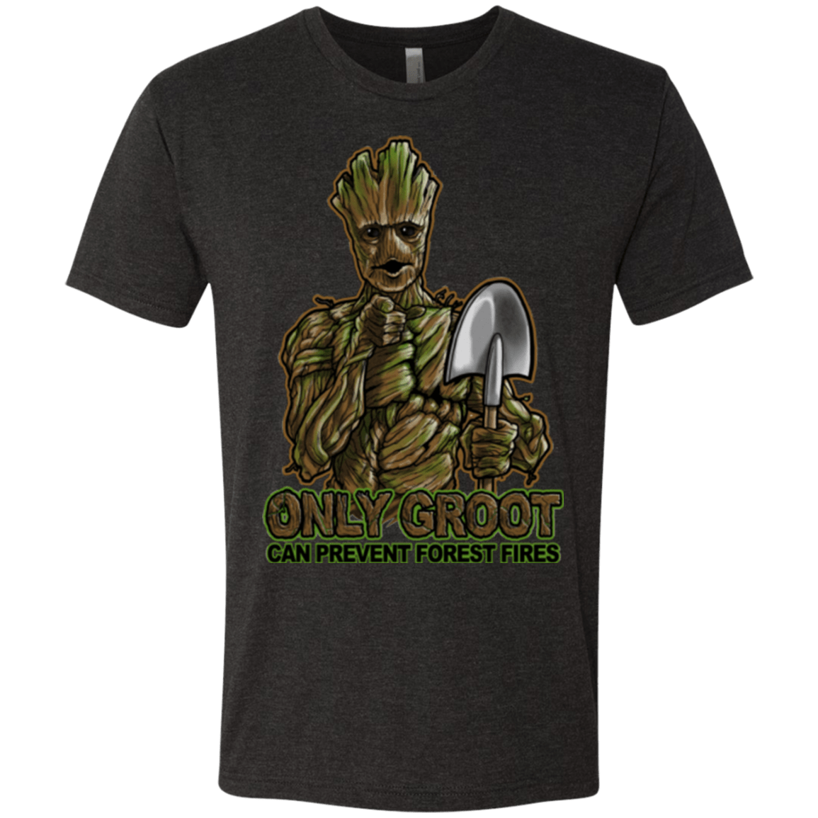 T-Shirts Vintage Black / Small Only Groot Men's Triblend T-Shirt