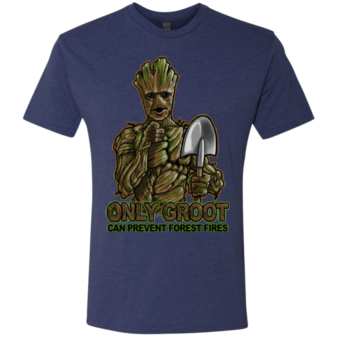 T-Shirts Vintage Navy / Small Only Groot Men's Triblend T-Shirt