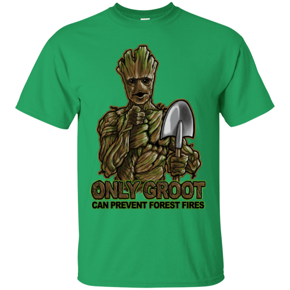 T-Shirts Irish Green / Small Only Groot T-Shirt