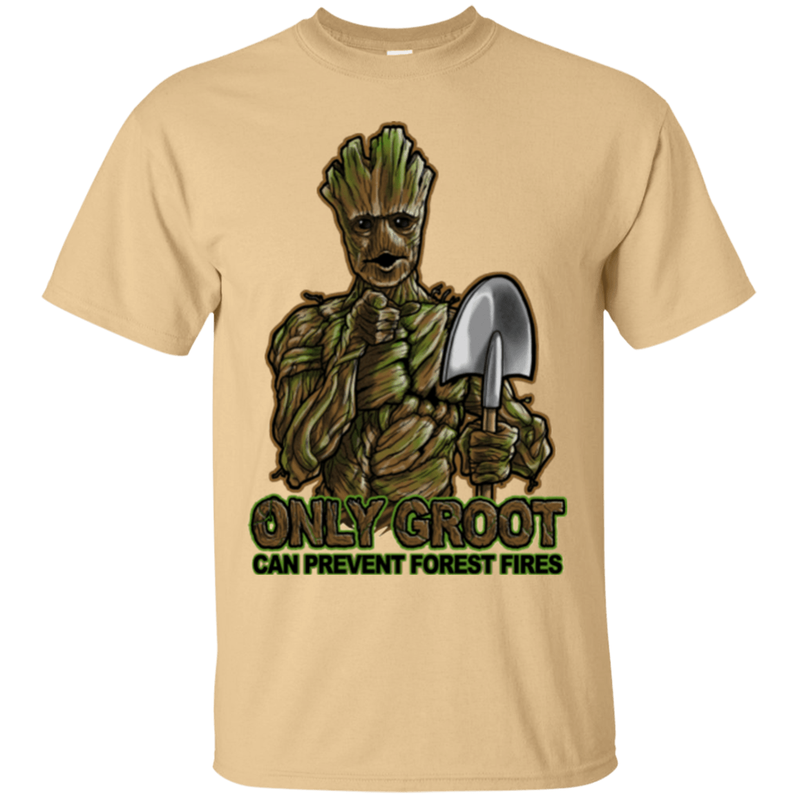 T-Shirts Vegas Gold / Small Only Groot T-Shirt
