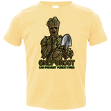 T-Shirts Butter / 2T Only Groot Toddler Premium T-Shirt