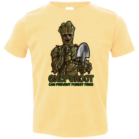T-Shirts Butter / 2T Only Groot Toddler Premium T-Shirt