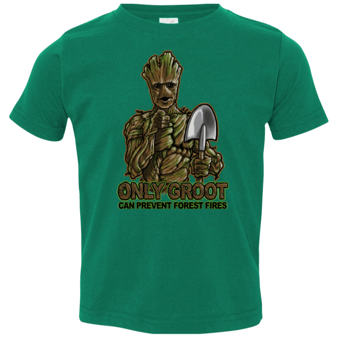 T-Shirts Kelly / 2T Only Groot Toddler Premium T-Shirt