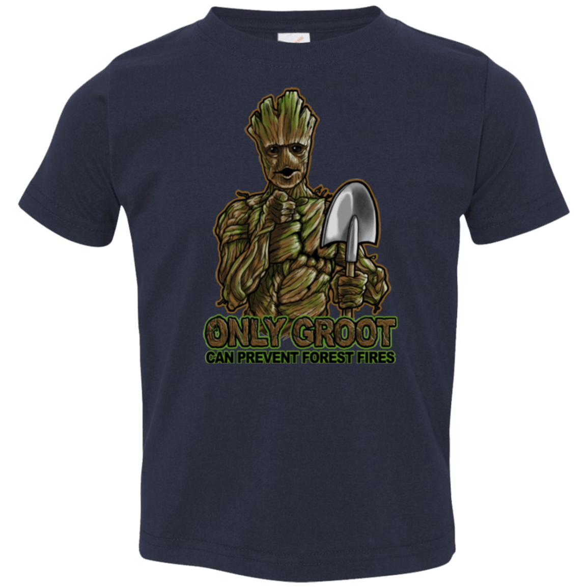 T-Shirts Navy / 2T Only Groot Toddler Premium T-Shirt