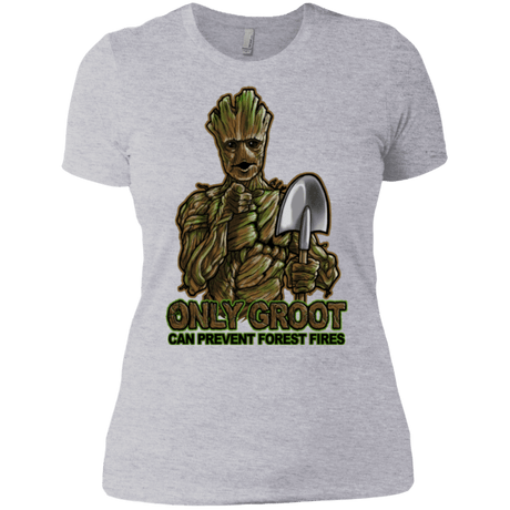 T-Shirts Heather Grey / X-Small Only Groot Women's Premium T-Shirt