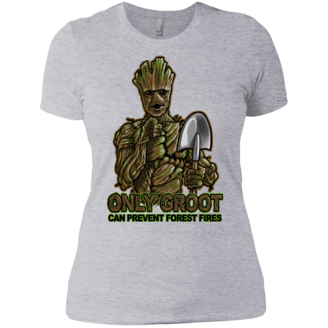 T-Shirts Heather Grey / X-Small Only Groot Women's Premium T-Shirt