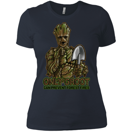 T-Shirts Indigo / X-Small Only Groot Women's Premium T-Shirt