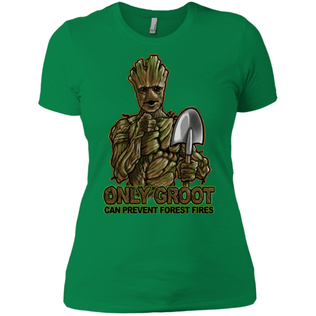 T-Shirts Kelly Green / X-Small Only Groot Women's Premium T-Shirt
