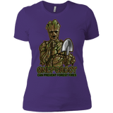 T-Shirts Purple / X-Small Only Groot Women's Premium T-Shirt