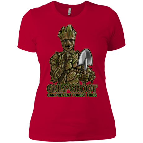 T-Shirts Red / X-Small Only Groot Women's Premium T-Shirt