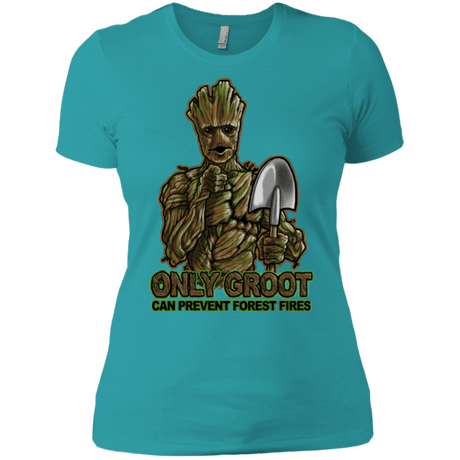 T-Shirts Tahiti Blue / X-Small Only Groot Women's Premium T-Shirt