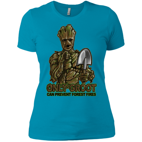 T-Shirts Turquoise / X-Small Only Groot Women's Premium T-Shirt