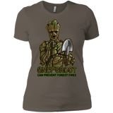 T-Shirts Warm Grey / X-Small Only Groot Women's Premium T-Shirt