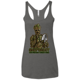 T-Shirts Premium Heather / X-Small Only Groot Women's Triblend Racerback Tank