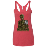 T-Shirts Vintage Red / X-Small Only Groot Women's Triblend Racerback Tank