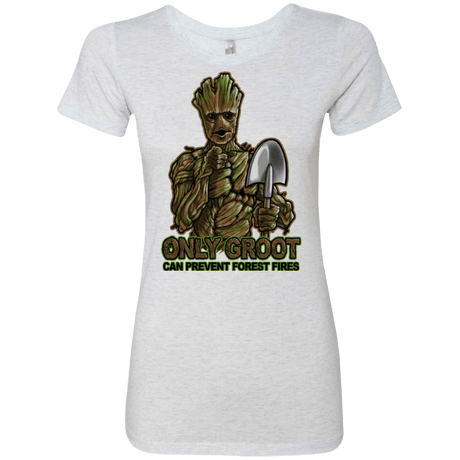 T-Shirts Heather White / Small Only Groot Women's Triblend T-Shirt