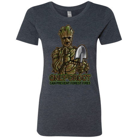 T-Shirts Vintage Navy / Small Only Groot Women's Triblend T-Shirt