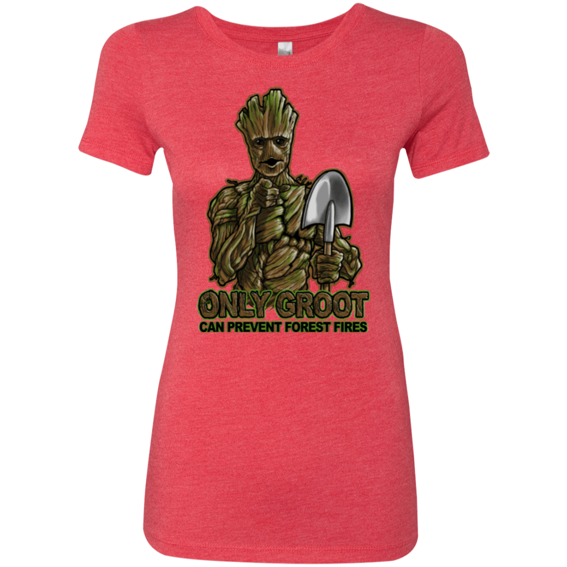 T-Shirts Vintage Red / Small Only Groot Women's Triblend T-Shirt