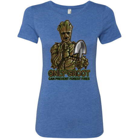 T-Shirts Vintage Royal / Small Only Groot Women's Triblend T-Shirt