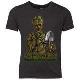 T-Shirts Vintage Black / YXS Only Groot Youth Triblend T-Shirt