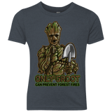 T-Shirts Vintage Navy / YXS Only Groot Youth Triblend T-Shirt