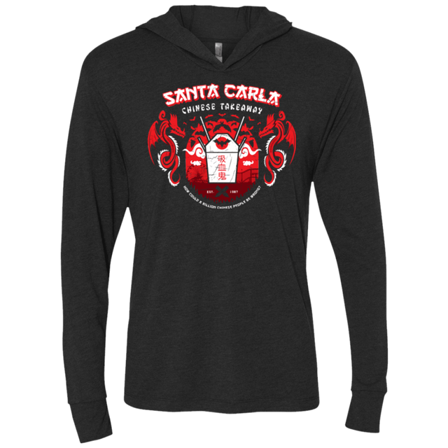 T-Shirts Vintage Black / X-Small Only Noodles Michael Triblend Long Sleeve Hoodie Tee