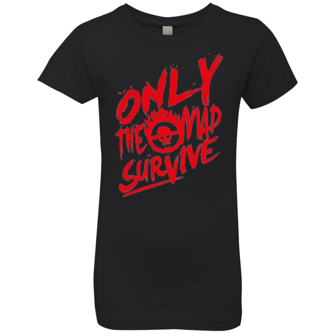 T-Shirts Black / YXS Only The Mad Red Girls Premium T-Shirt