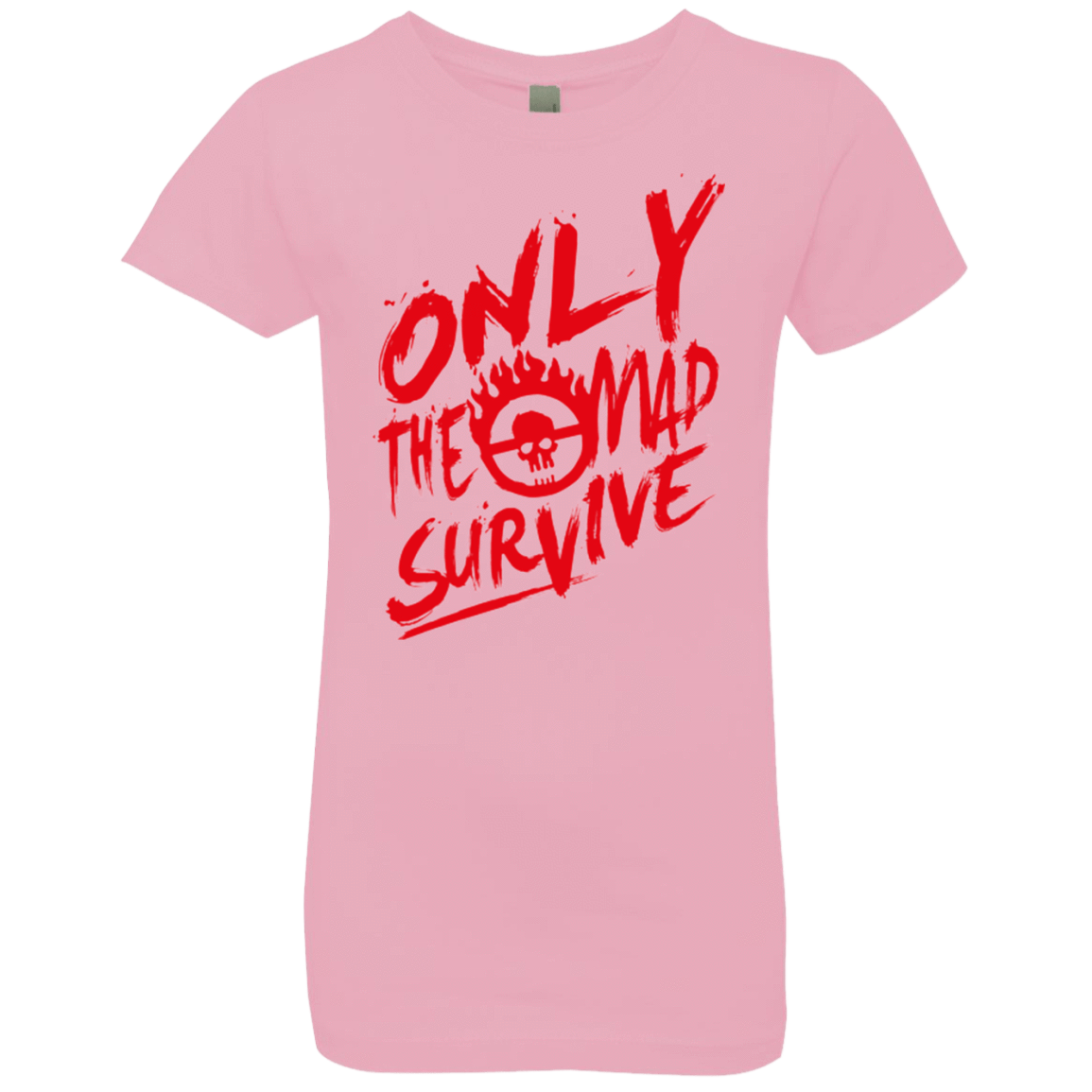 T-Shirts Light Pink / YXS Only The Mad Red Girls Premium T-Shirt